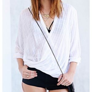 Silence + Noise Surplice Top